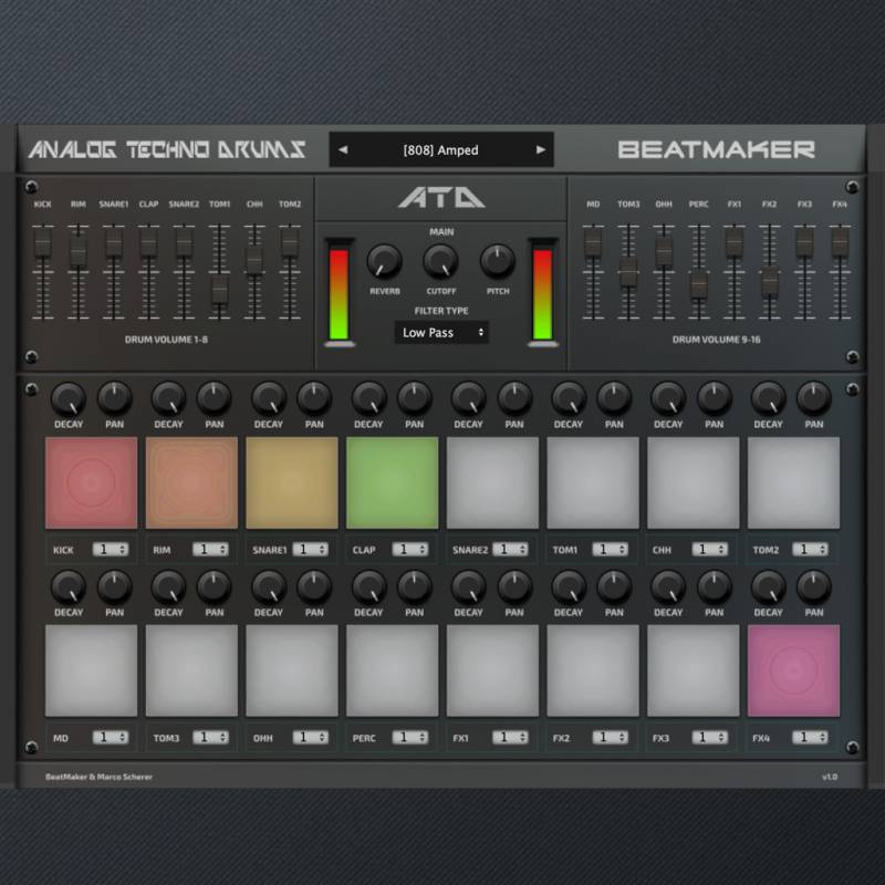 Analog Techno Drums (VST/AU plugin)